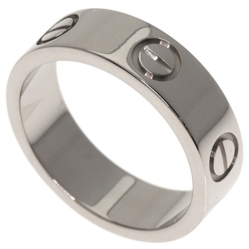 CARTIER Authentic 18k Silver Love Ring #51